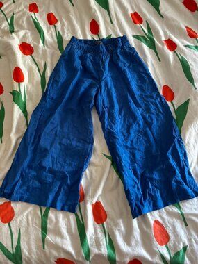 Anthropologie The Somerset Linen Pull-On Pants